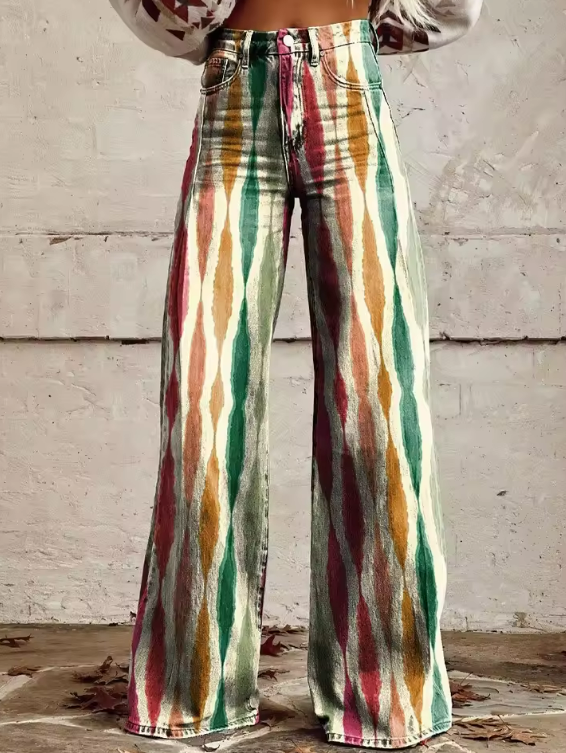ISABELLA | Bohemske vintagebukser med retro og raffinert sjarm