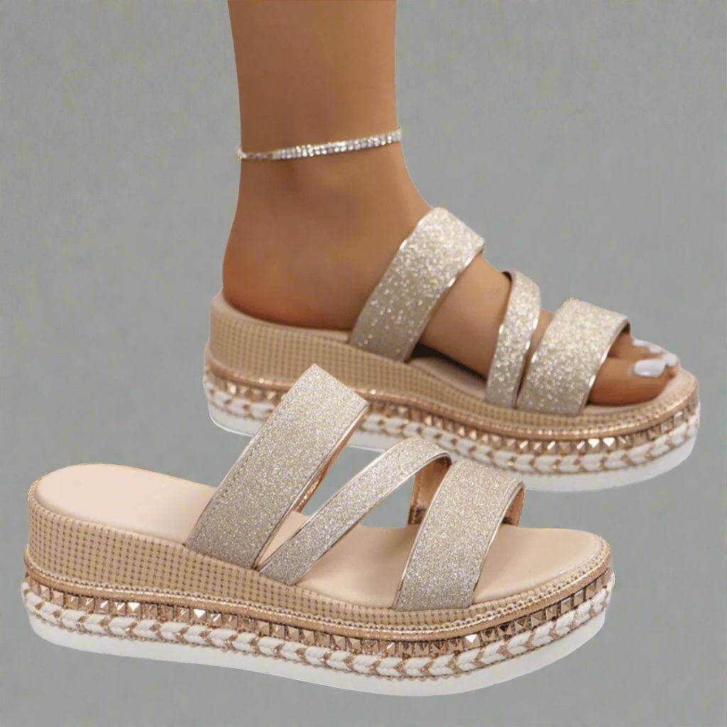 Helga | Komfortable Kilesandaler i Premium Materialer