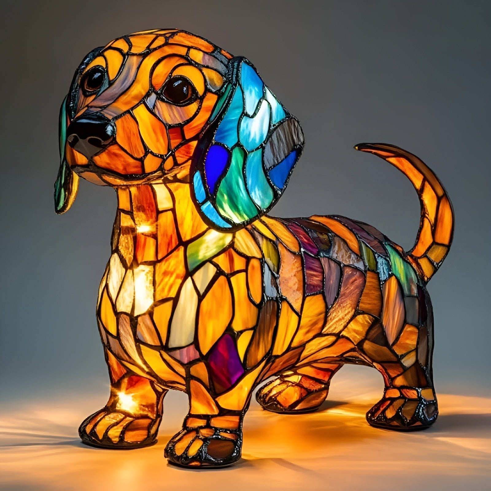 Pimpek – Glødende dachshund-lampe