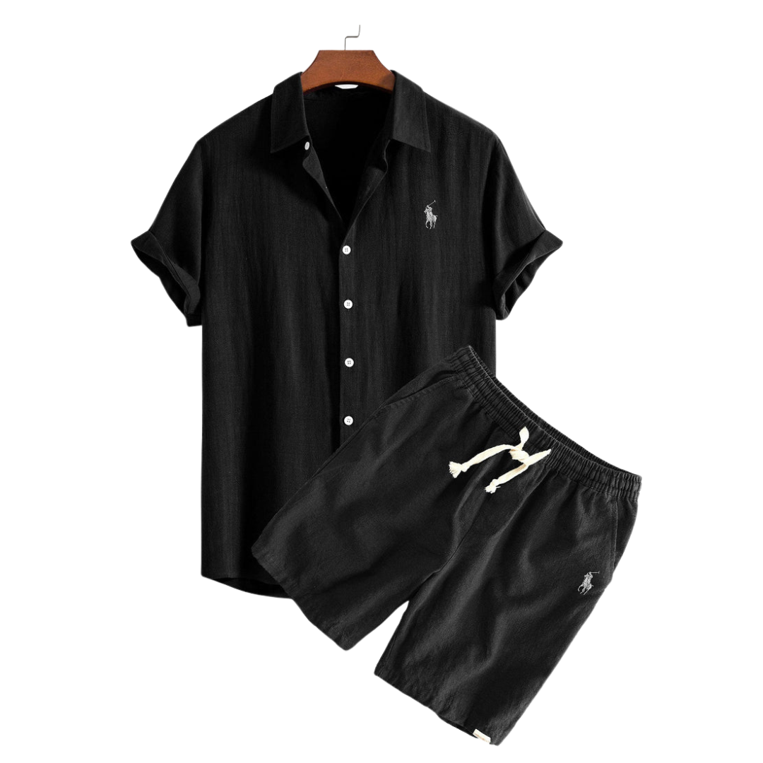 RL™ sett med linskjorte og shorts