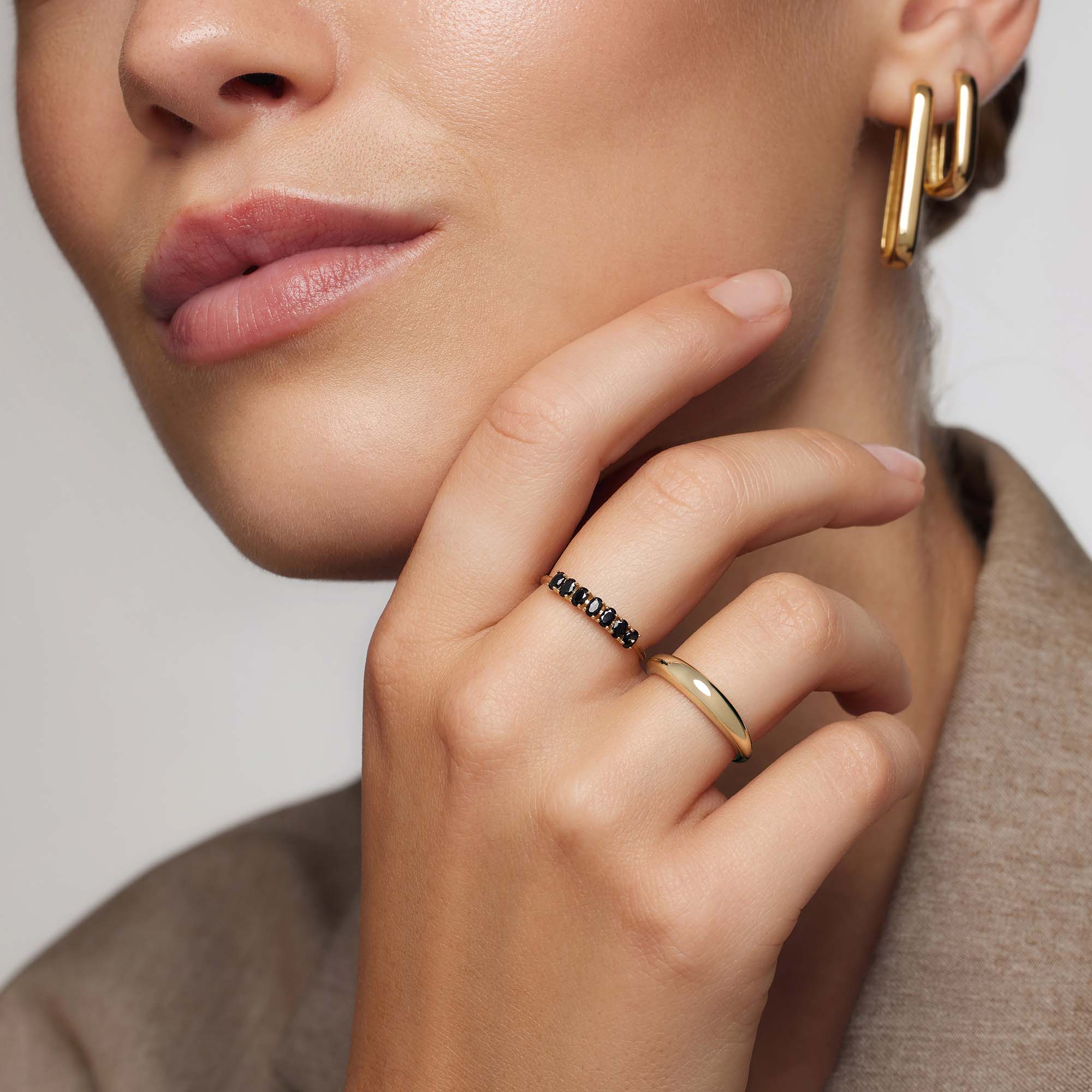 14k Gull Rock Solid Ring