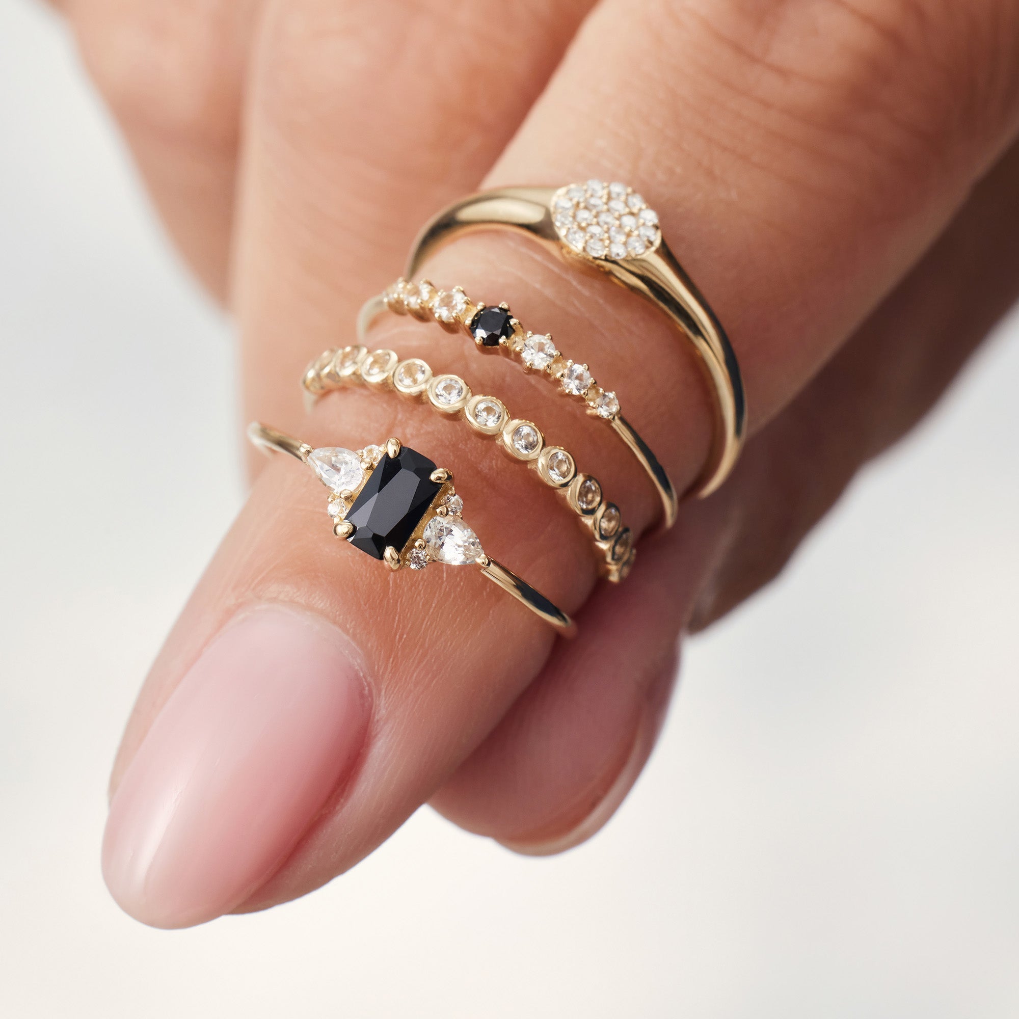 Diamant Blåsering | 14k gull