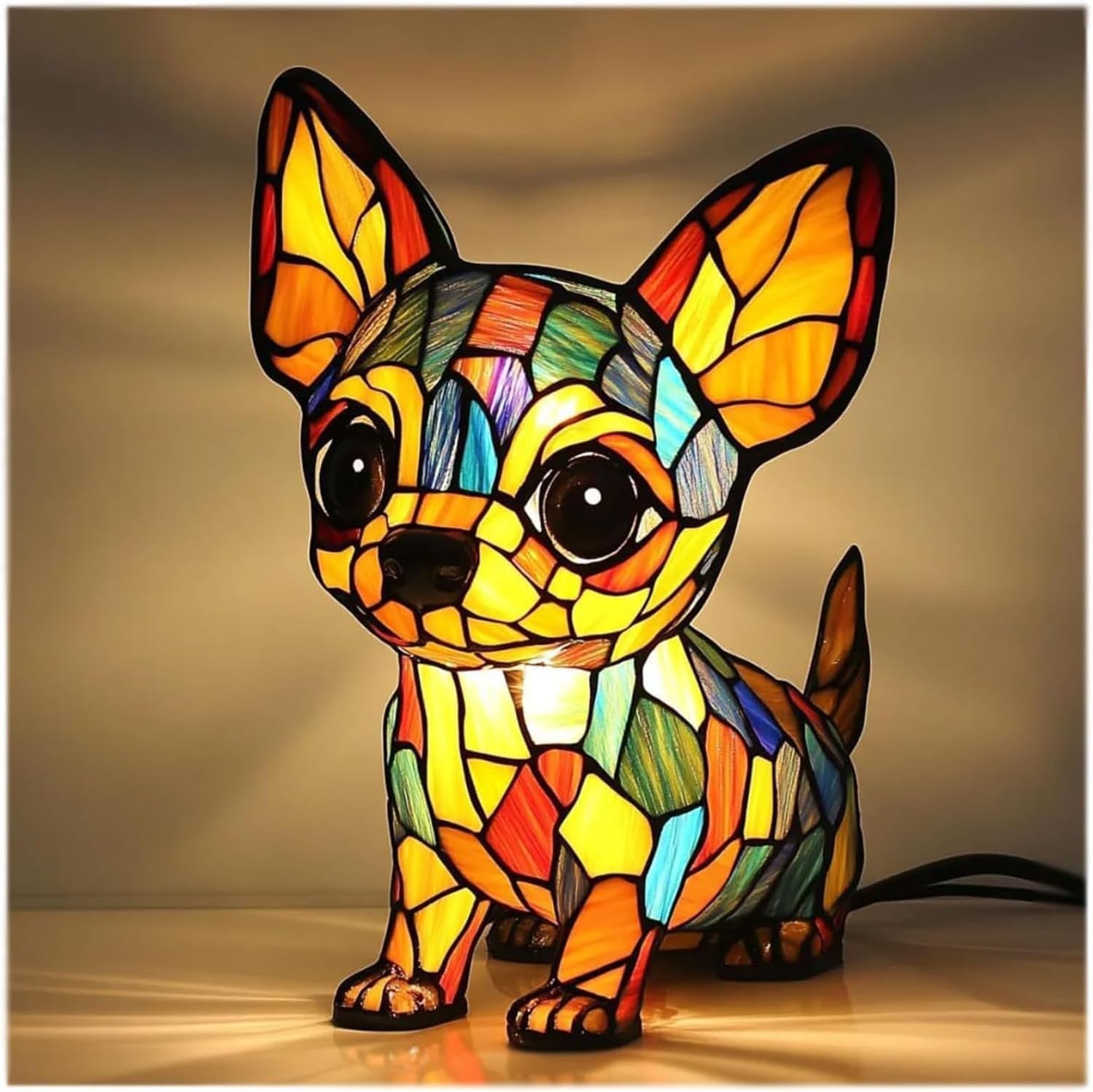 Tosia – Magisk glasslampe i form av en hund