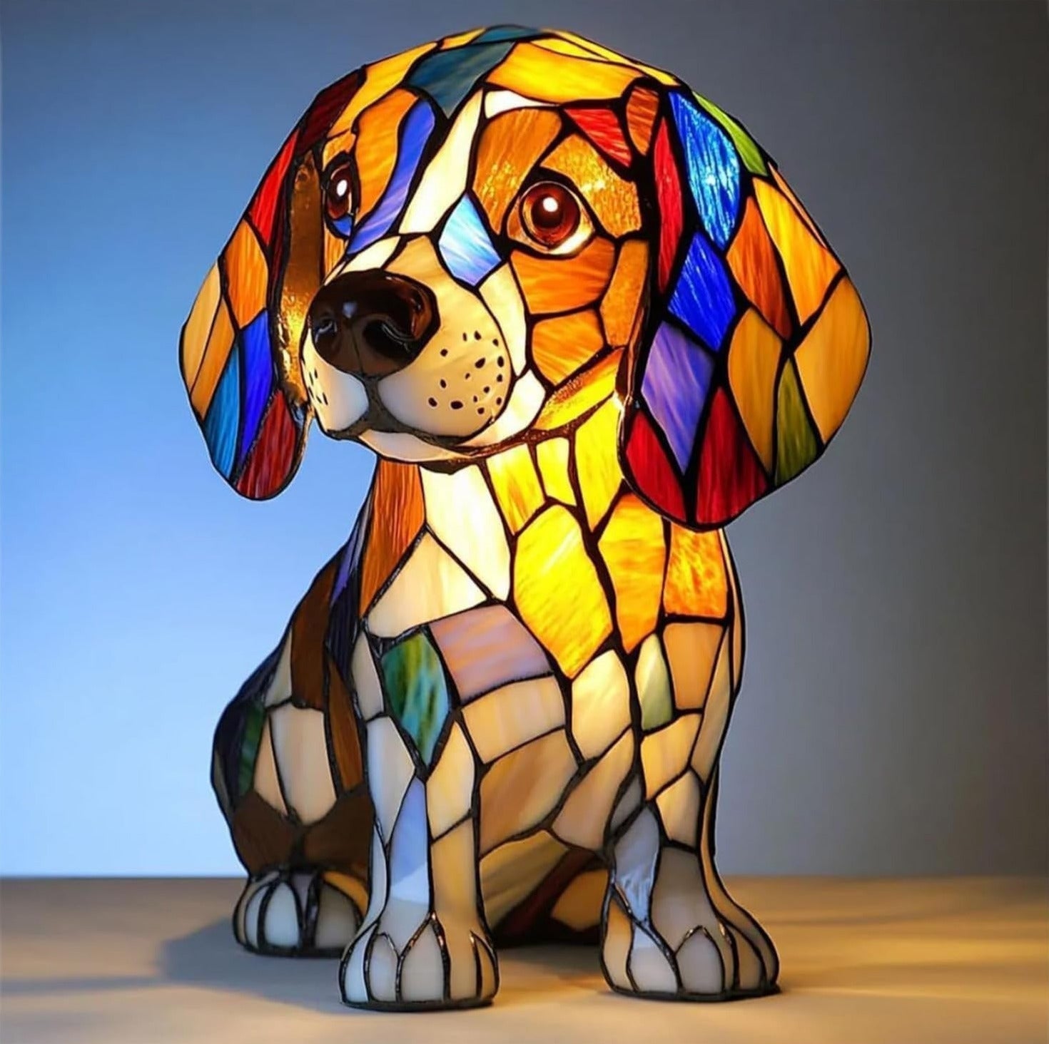 Drops – Magisk glasslampe i form av en hund