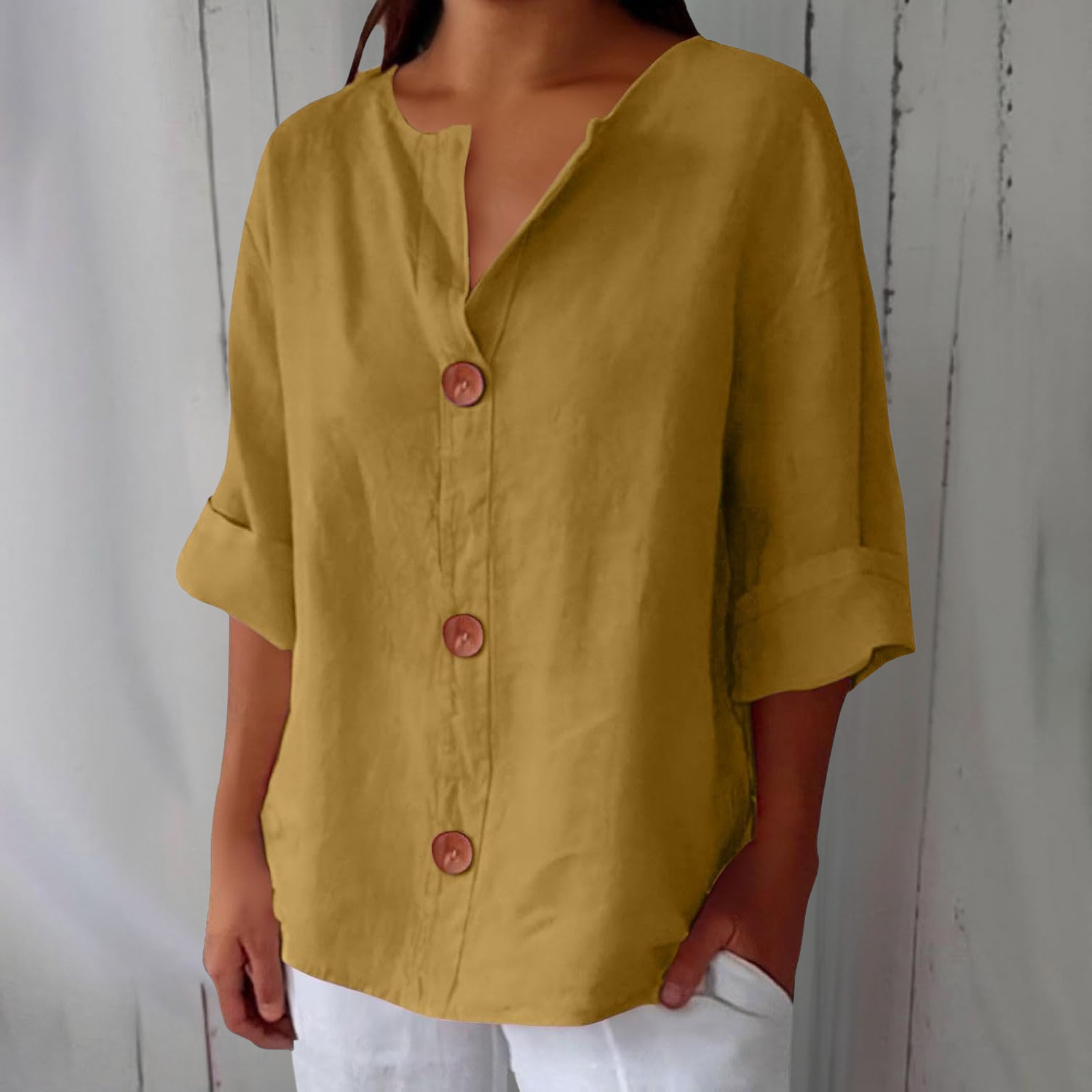 Christel™ | Avslappet linkbluse for tidløs eleganse