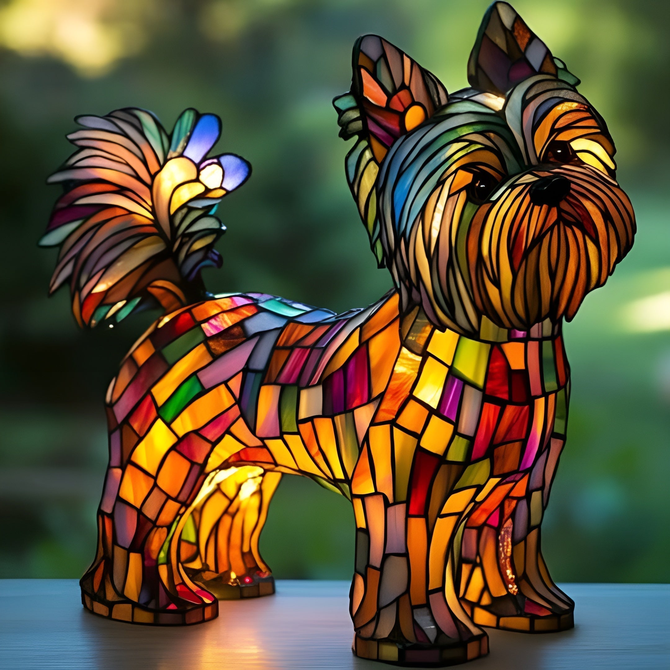 Figa – Magisk glasslampe i form av en hund