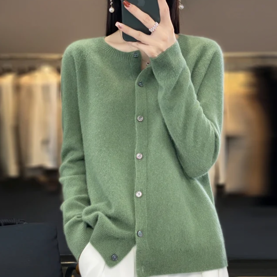 Tilde | Cardigan i merinoull
