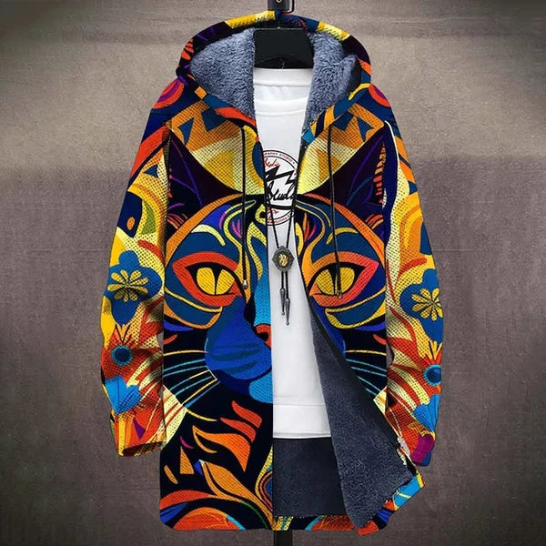 Sofie™ | Luksuriøs cardigan med kunstnerisk inspirasjon