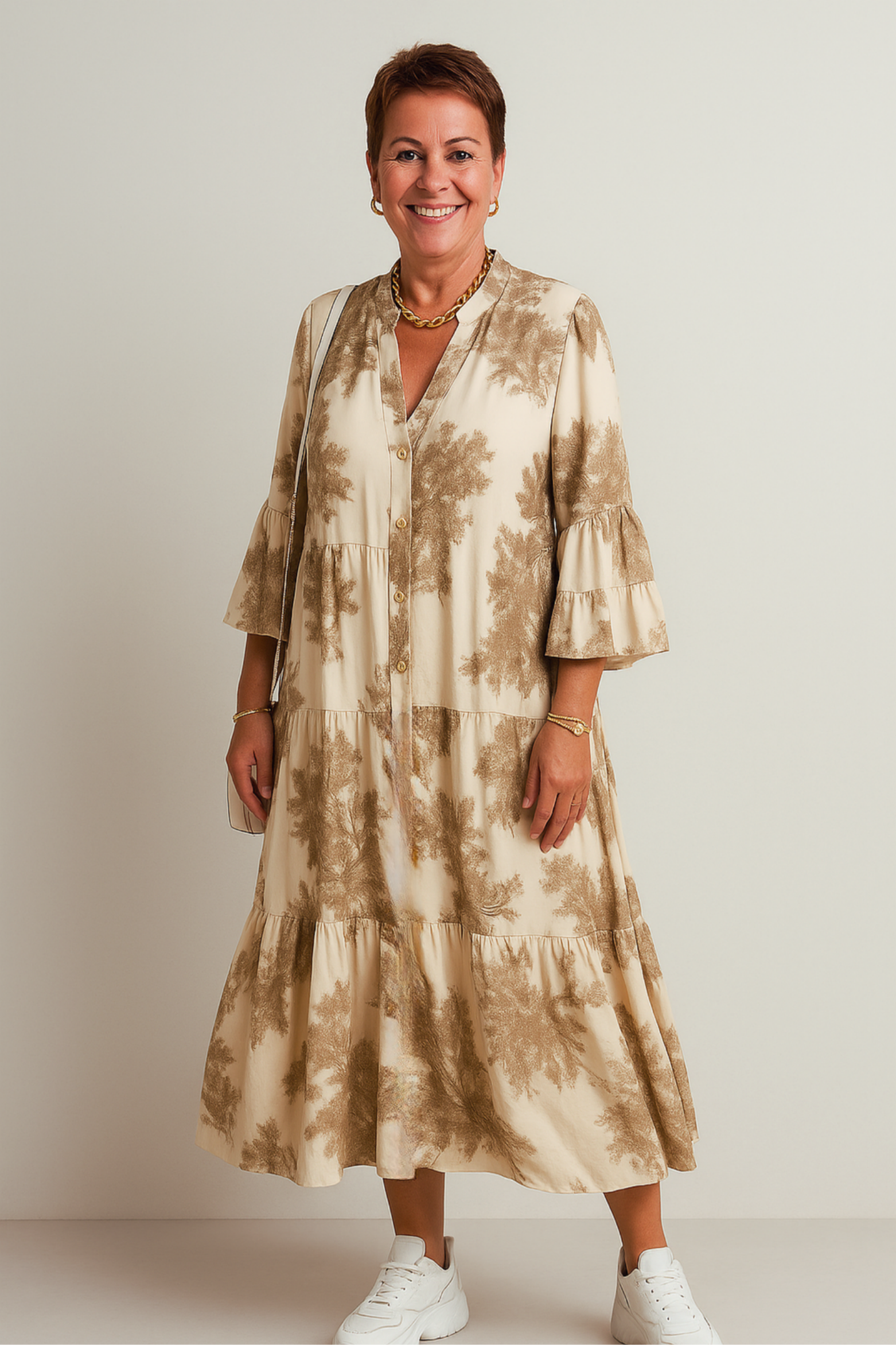 Sharron | Elegant kjole med flytende snitt
