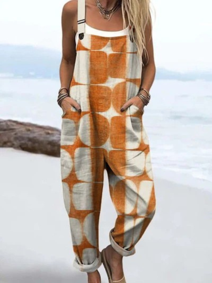 Solea – Avslappet Vintage Jumpsuit