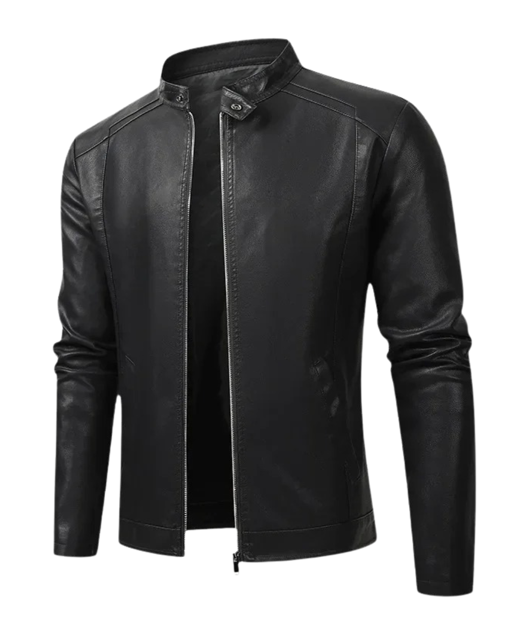 Elegant biker skinnjakke for menn