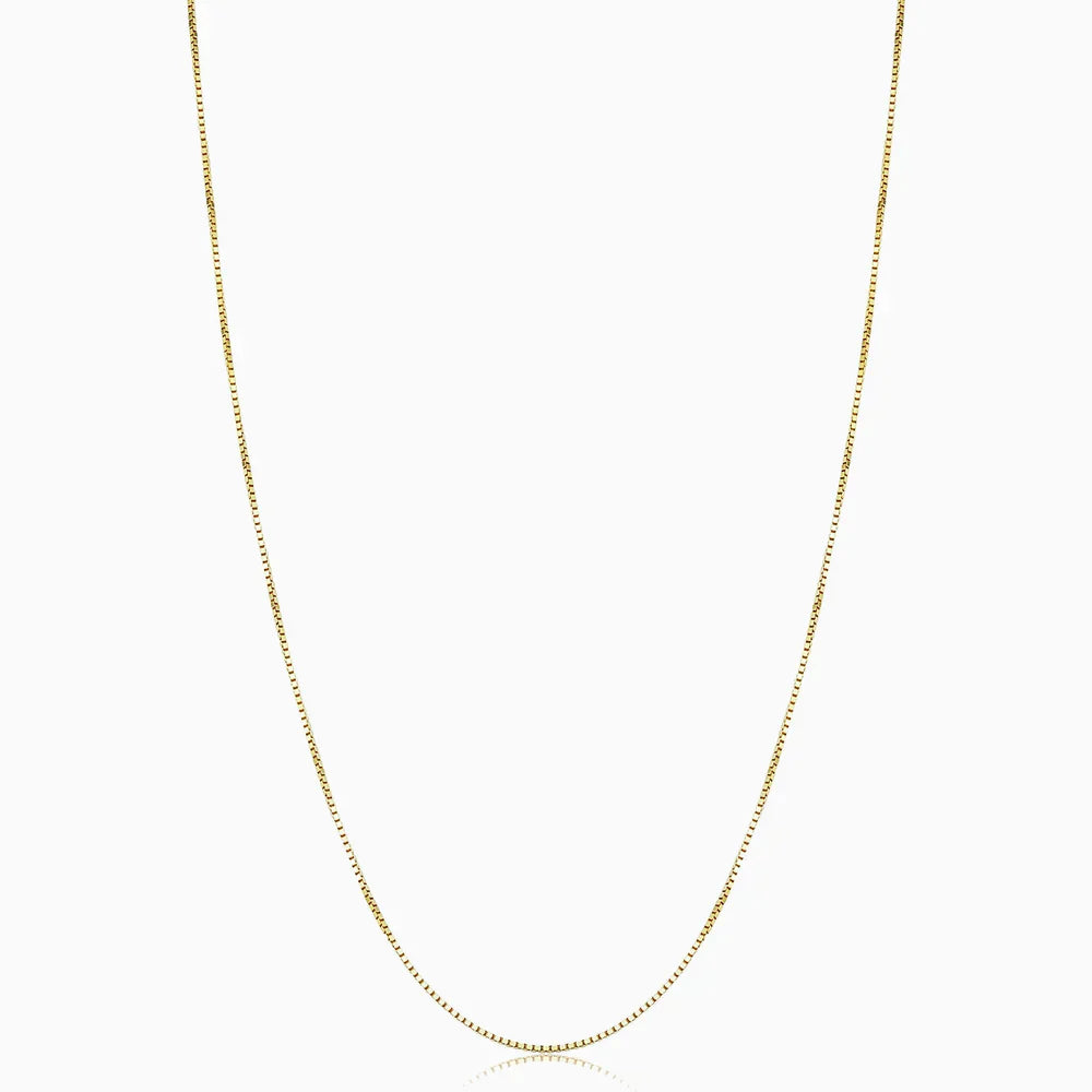Bodega Box Halskjede | 18k gull