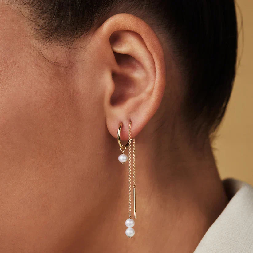 Delia Crest Øredobber | 14k gull