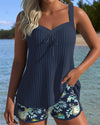 Stripete tankini – elegant todelt strandshorts for en perfekt sommerstil