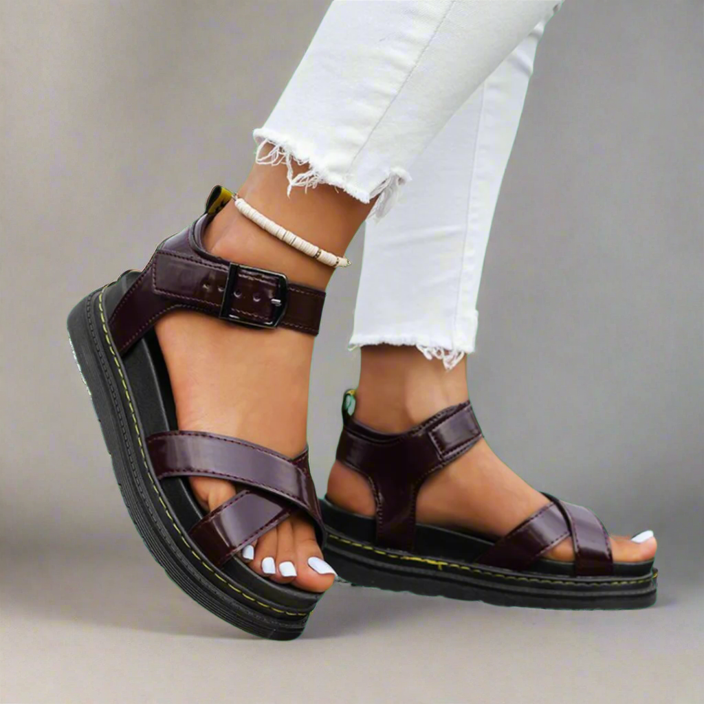 Verena | Ortopediske Sandaler i Mykt Materiale