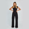 Sofia | Ermeløs jumpsuit med vide ben