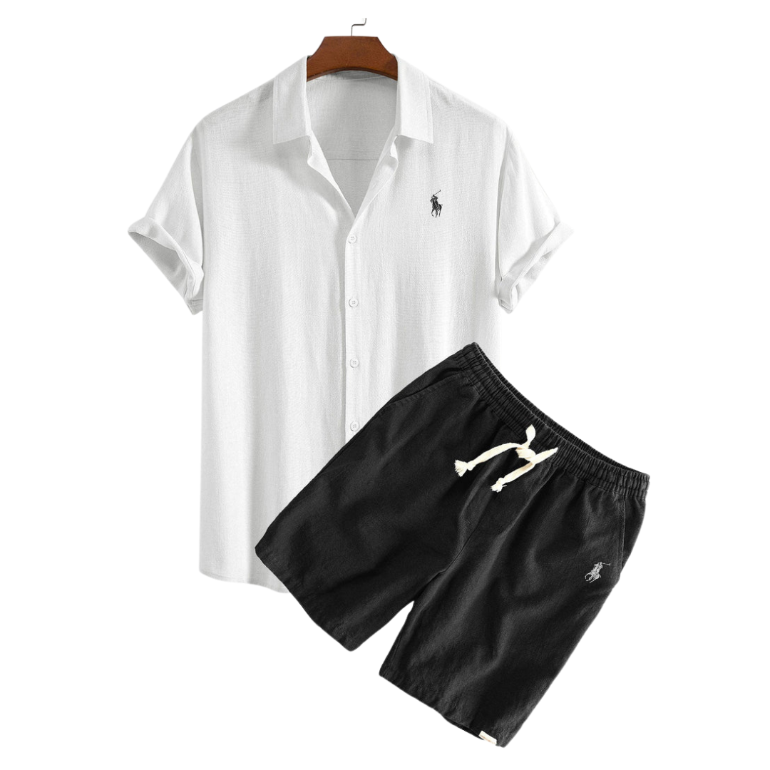 RL™ sett med linskjorte og shorts