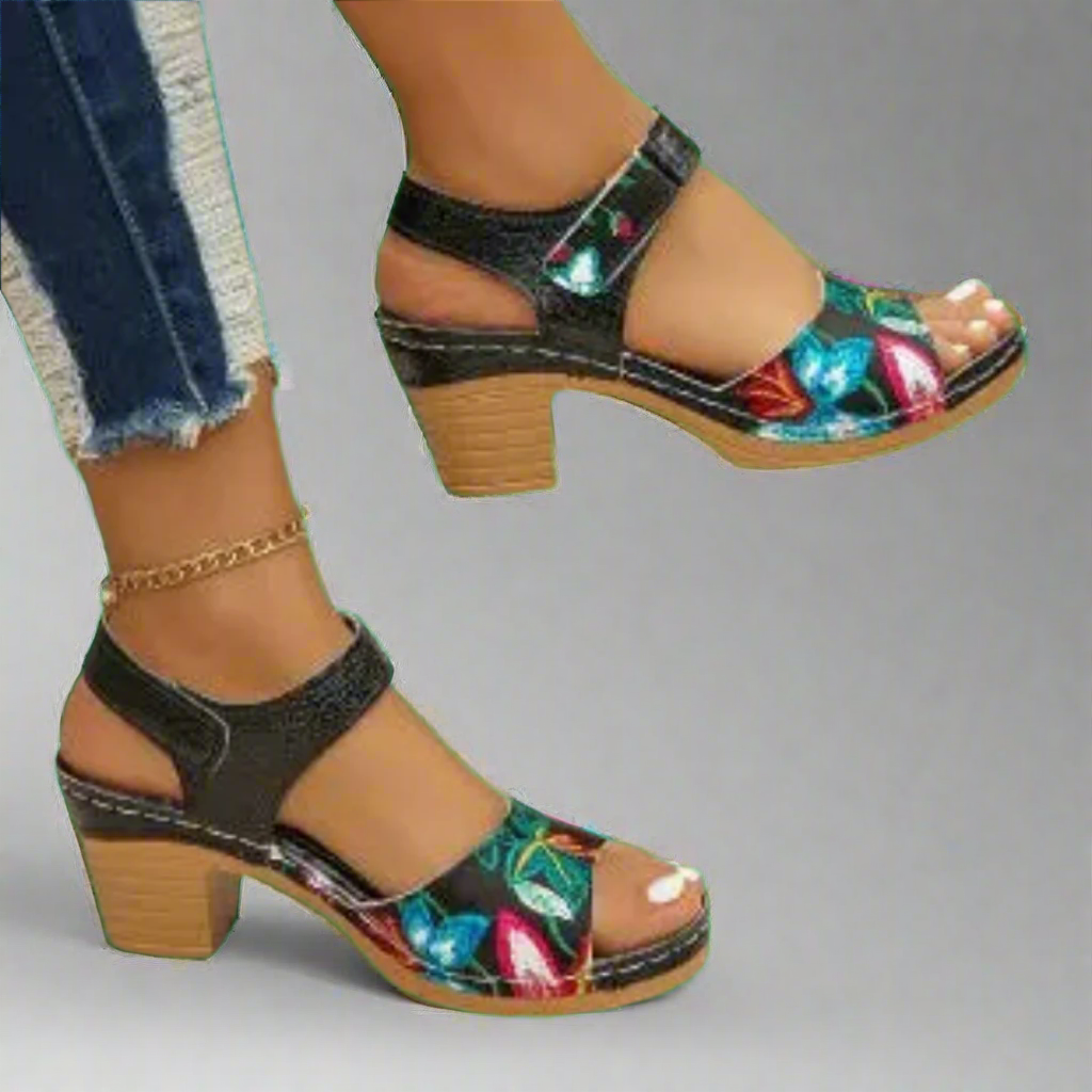 Marisa | Stilrene Peep-Toe Sandaler