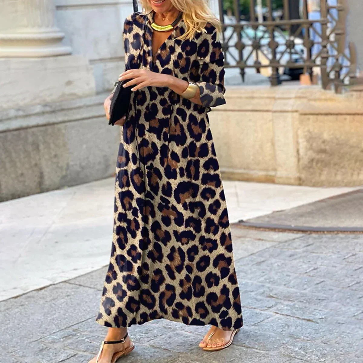Silvie | Dristig og elegant leopardkjole