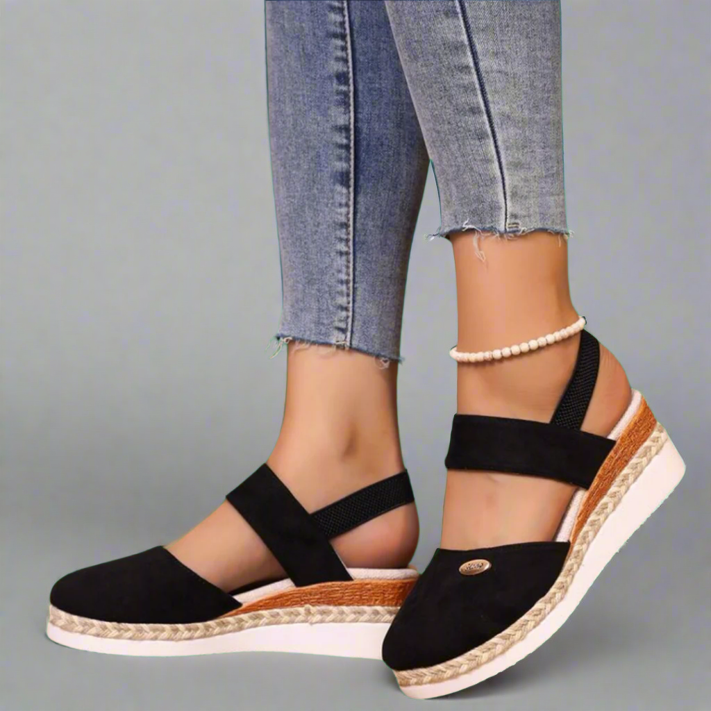 Gitta | Plus-Size Kilesandaler – Komfortable og Allsidige