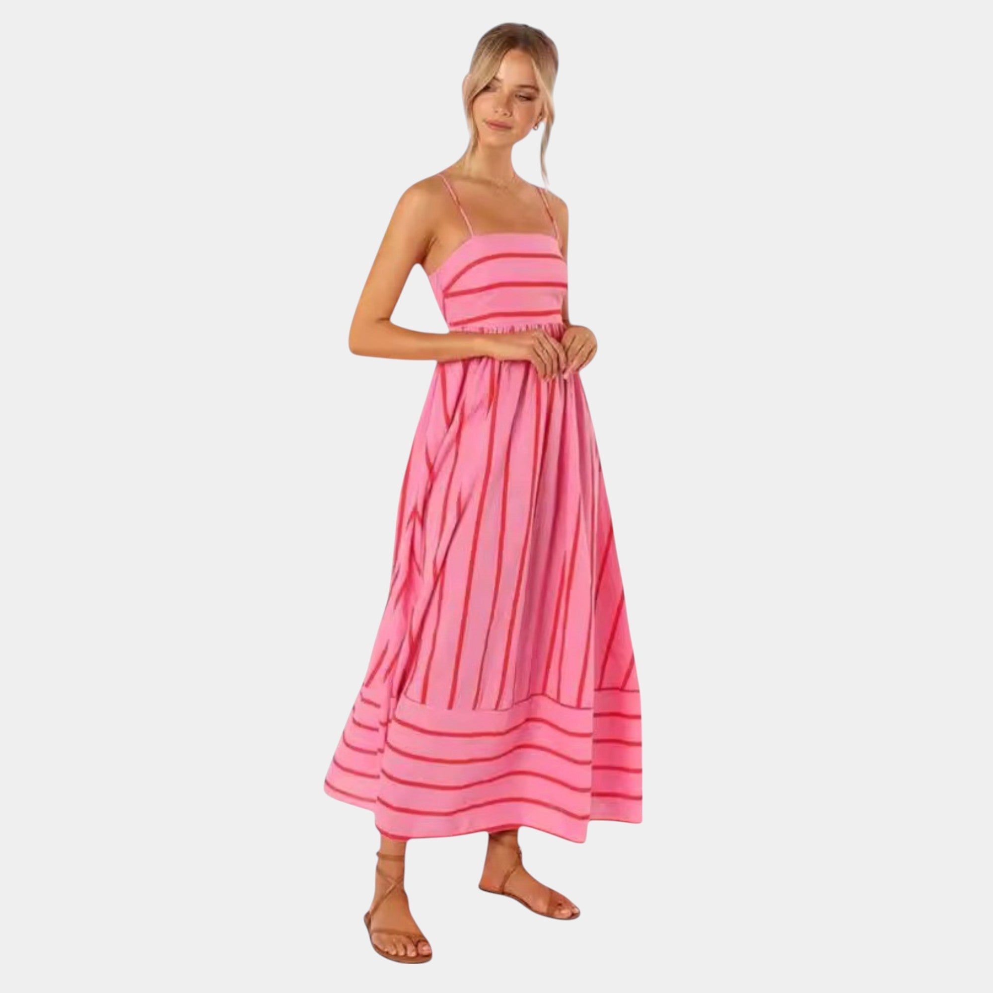 Carmen – Stripete hverdagskjole