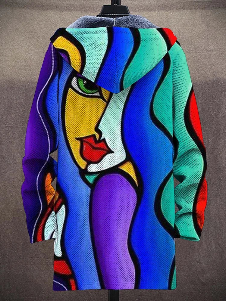 Siv™ | Luksuriøs cardigan med kunstnerisk inspirasjon