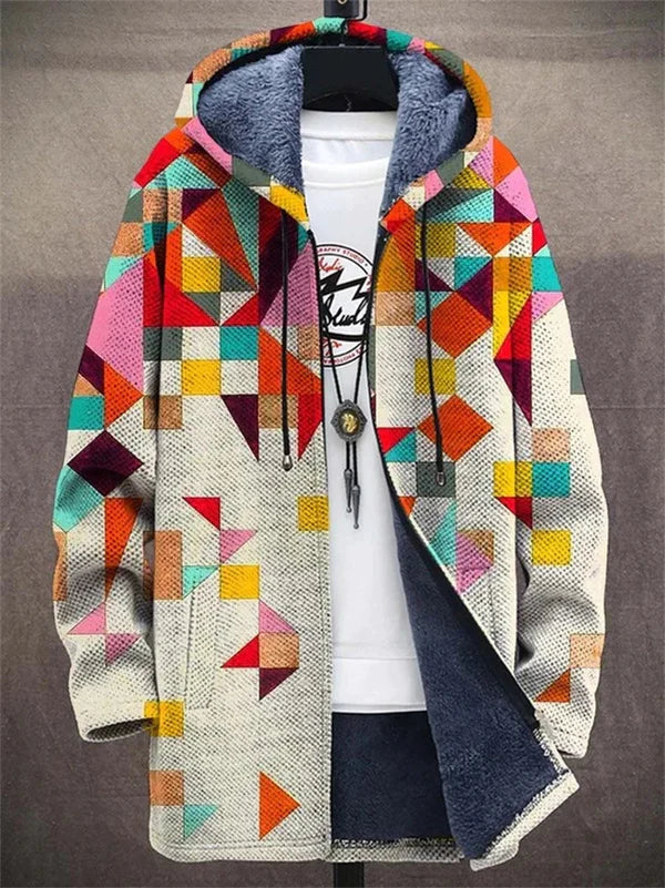 Elise™ – Luksuriøs cardigan med kunstnerisk inspirasjon