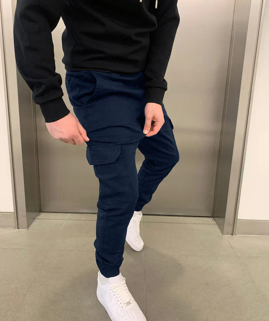 DAVIDE | Cargojoggebukser for menn