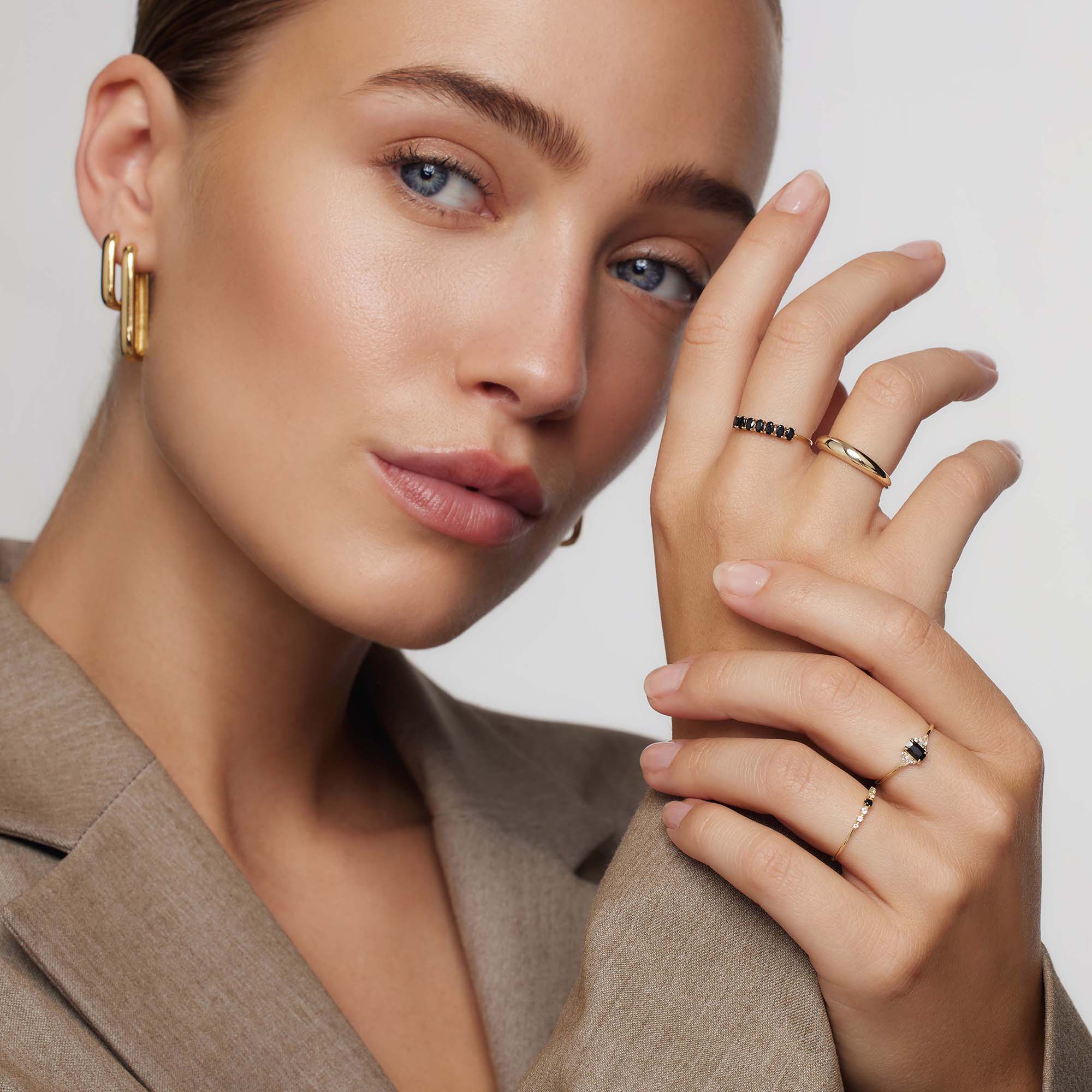 14k Gull Rock Solid Ring
