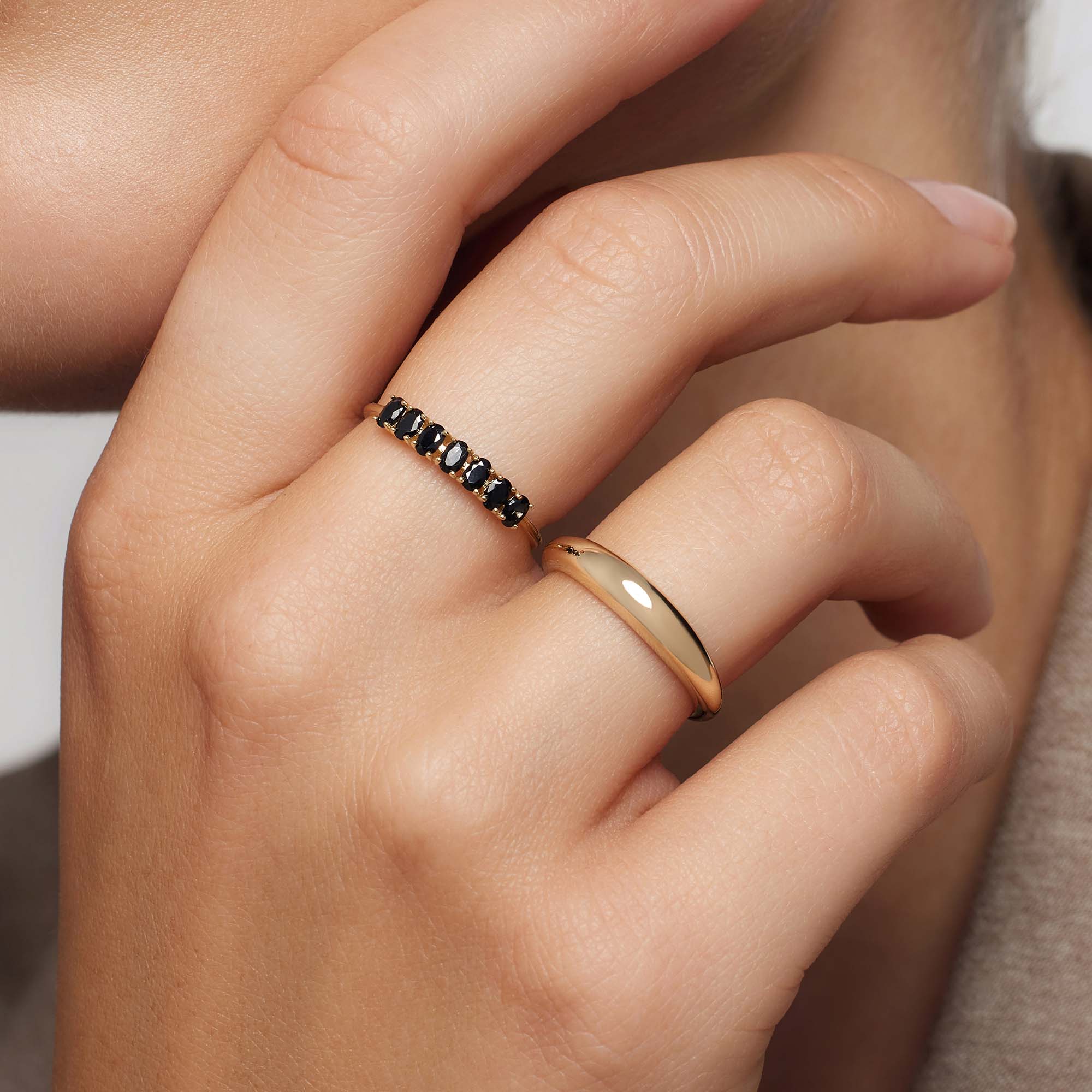 14k Gull Rock Solid Ring