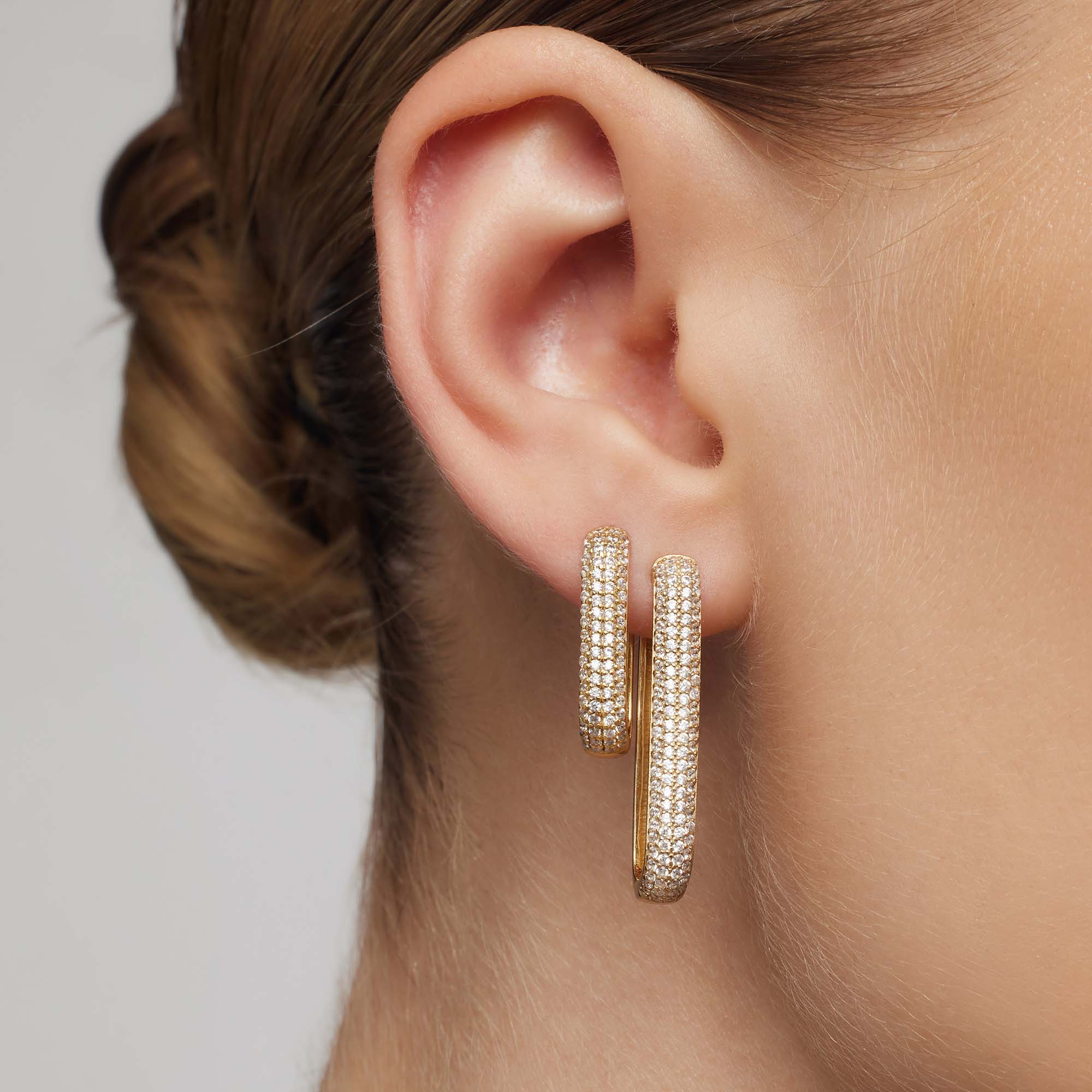 Ikon Pavé-Ring | 18k gull