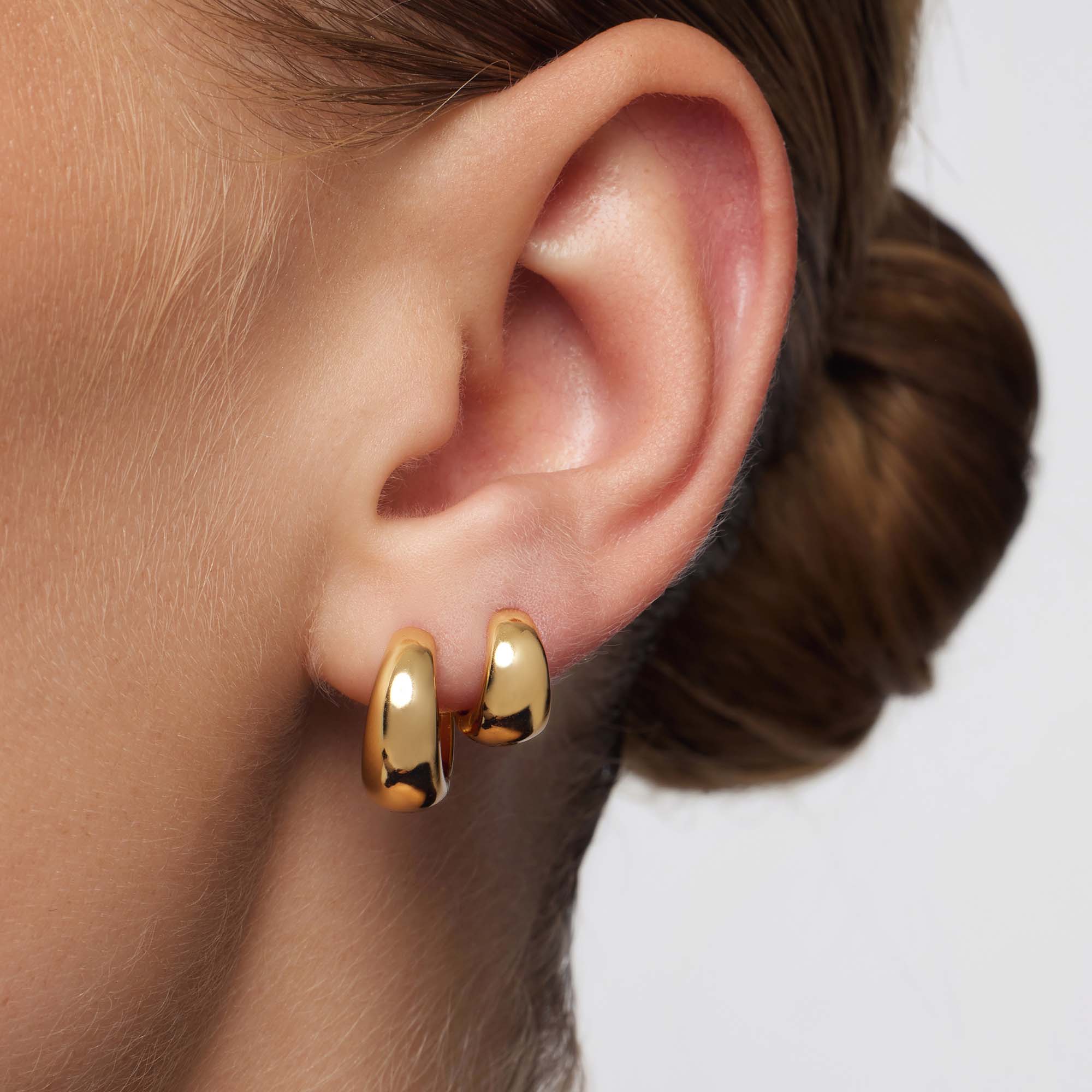 Rue Hoops | 18k gull
