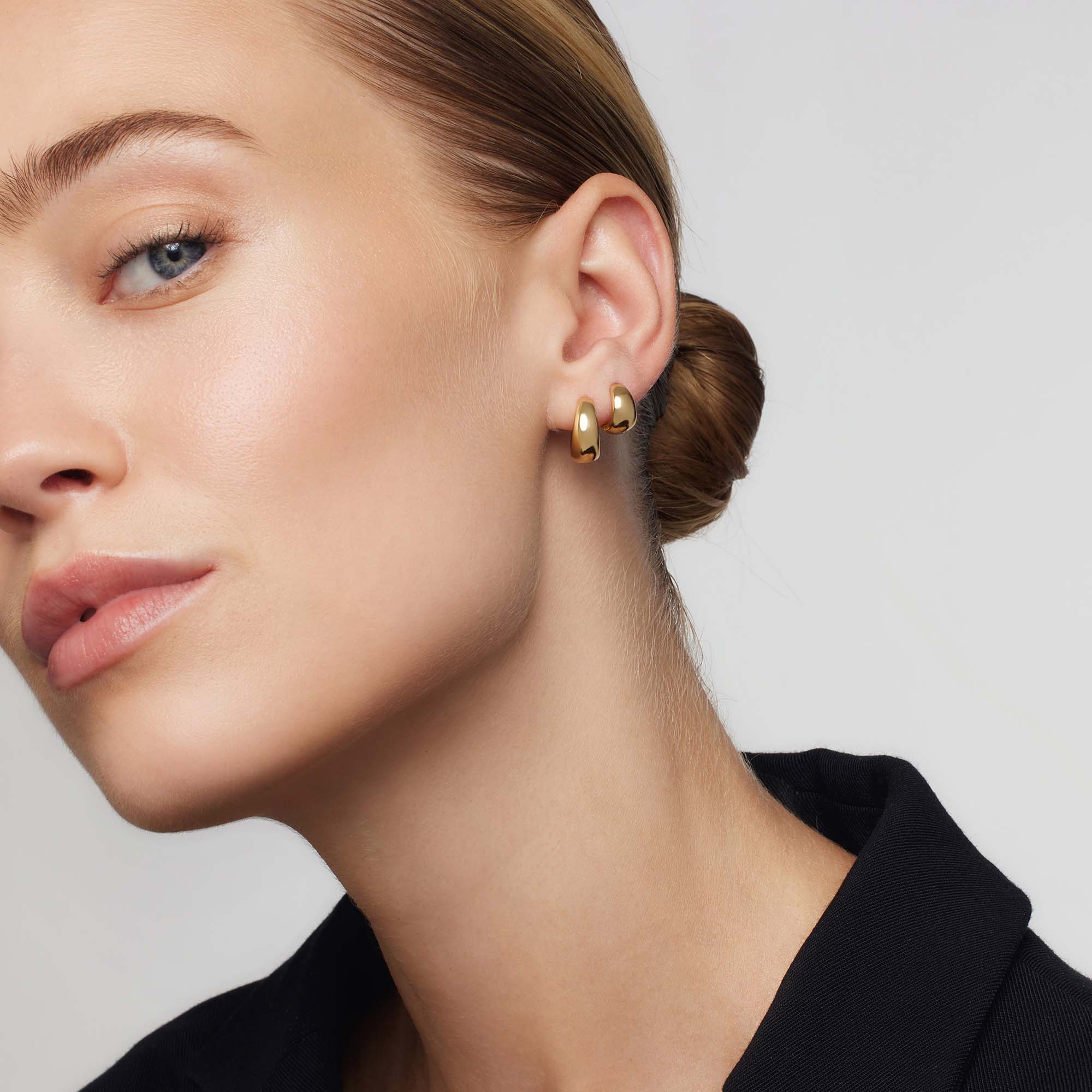 Rue Hoops | 18k gull