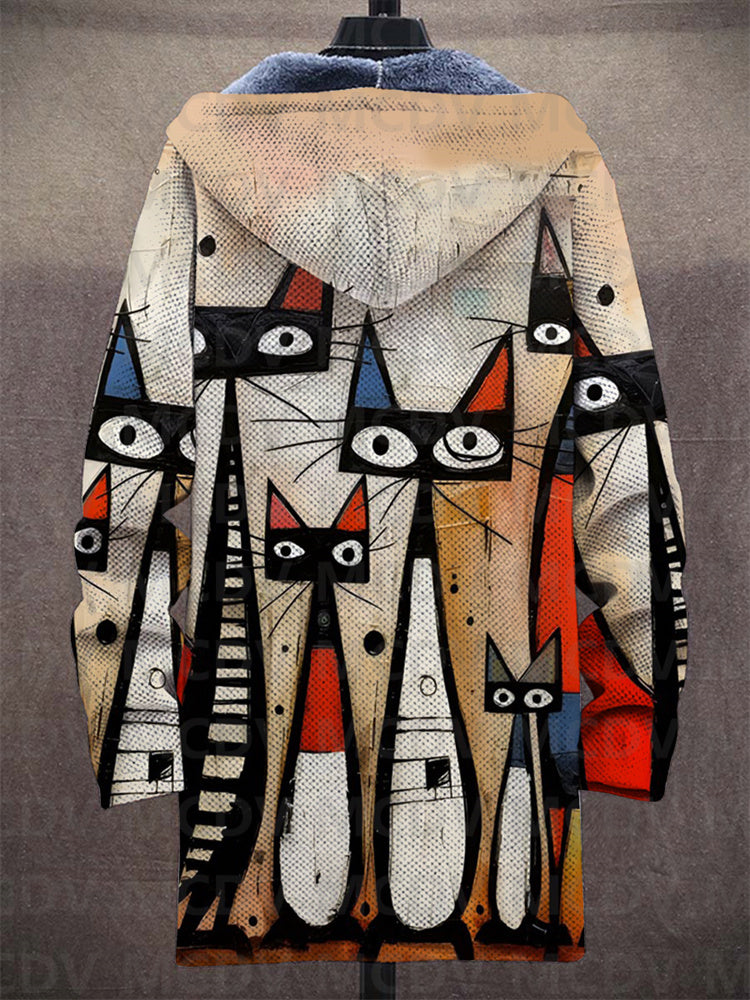 Iselin™ | Luksuriøs cardigan med kunstnerisk inspirasjon