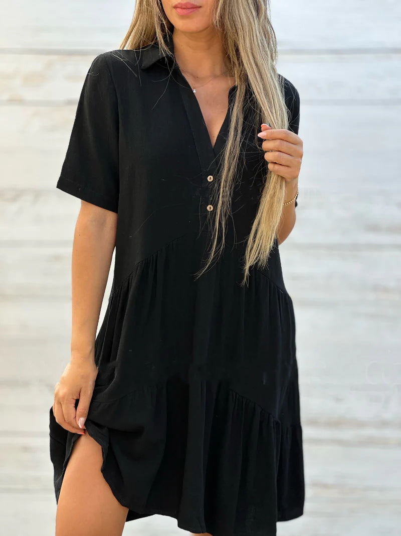 Susan | Avslappet sommerkjole i lin