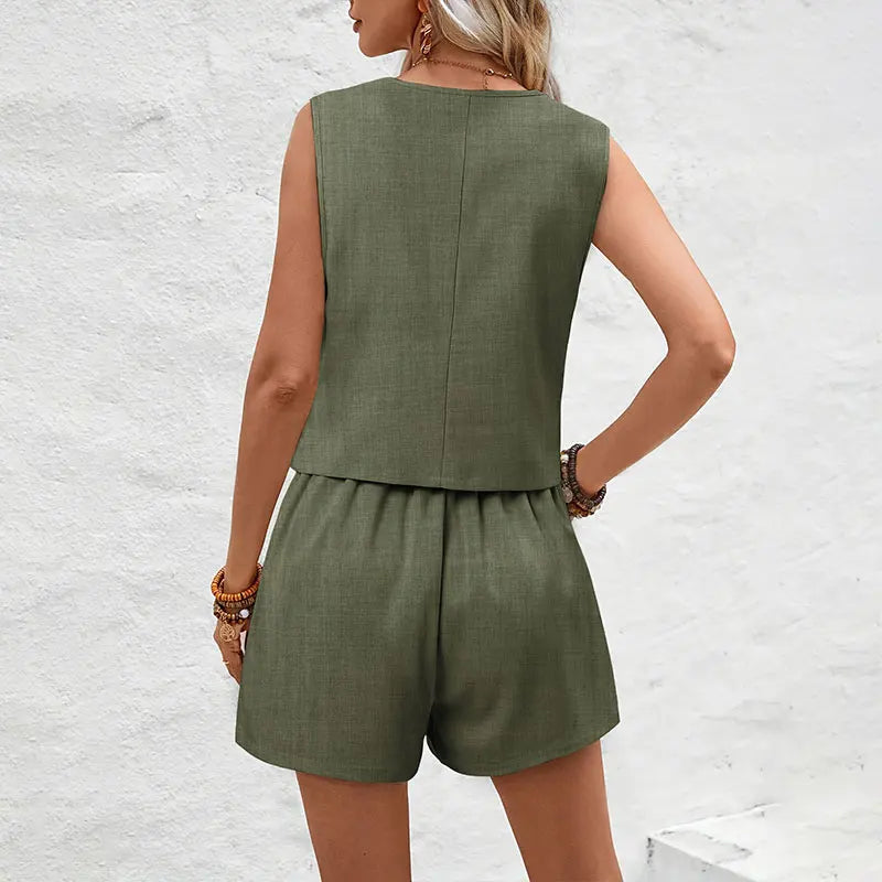 Alix | Elegant og lett kort jumpsuit