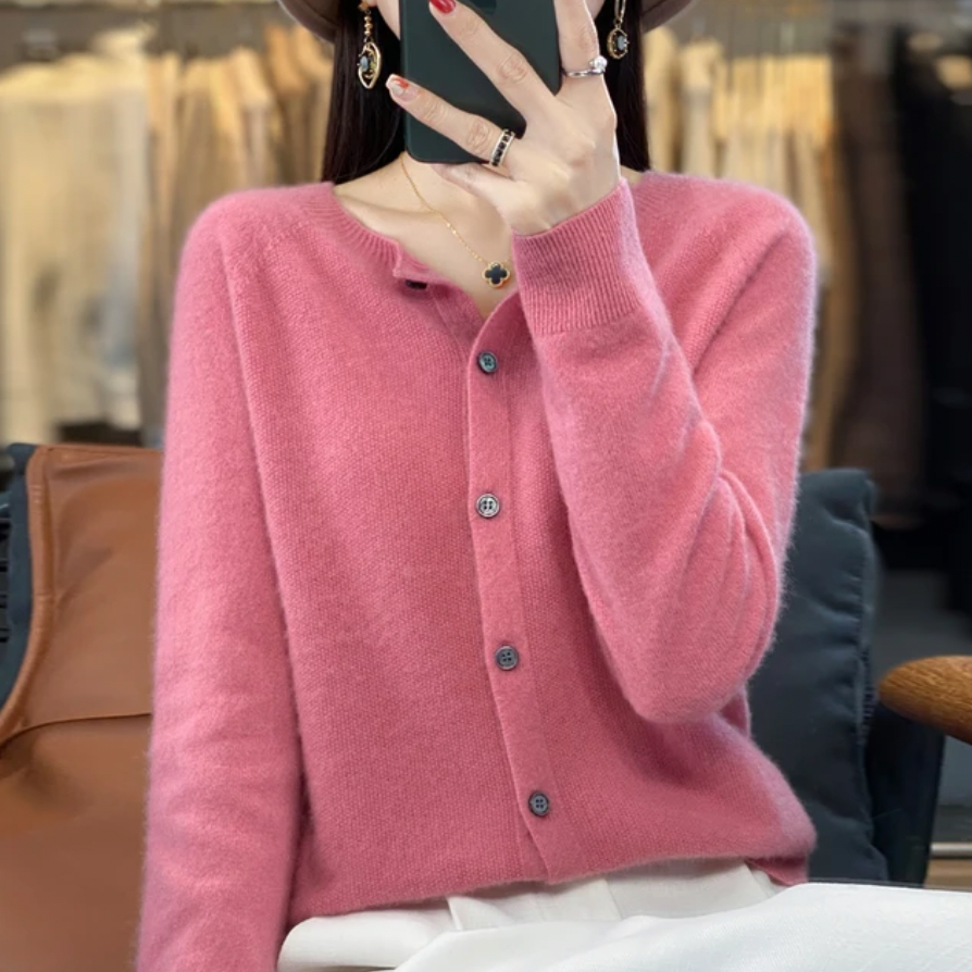 Tilde | Cardigan i merinoull