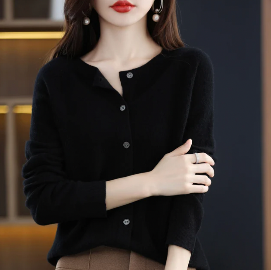 Tilde | Cardigan i merinoull