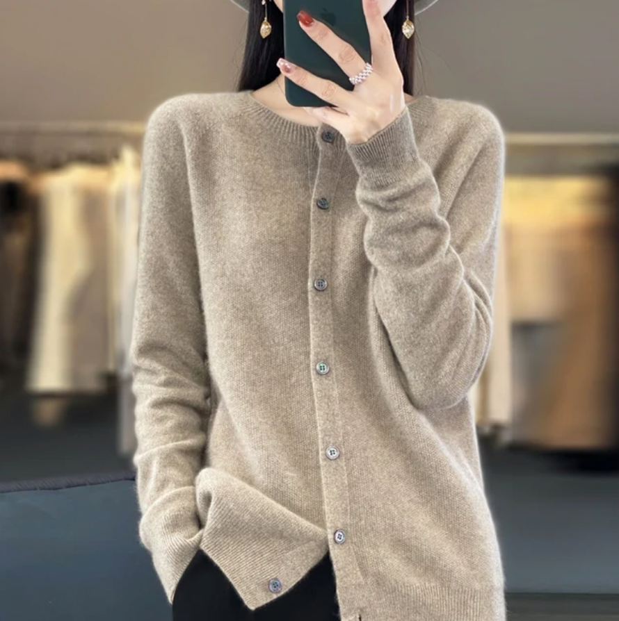 Tilde | Cardigan i merinoull