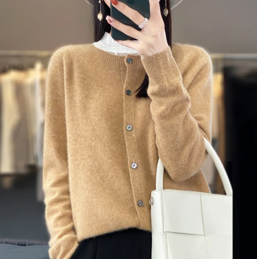 Tilde | Cardigan i merinoull