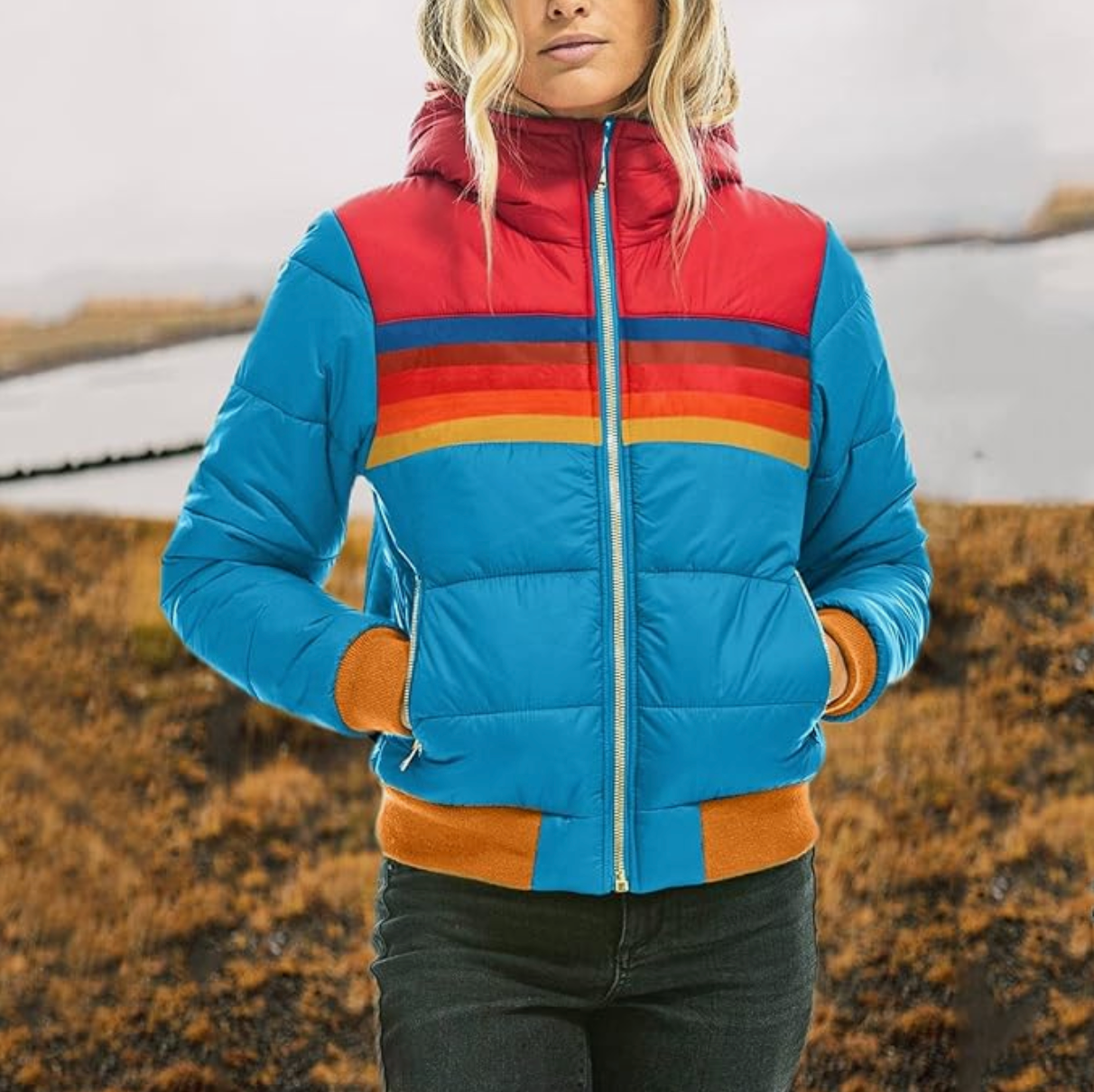 Sigrid™ – Retrojakke med pelslue