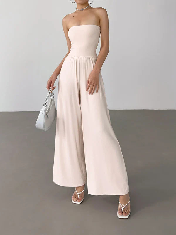 Iris | Jumpsuit med enkel eleganse og skulpturerende effekt