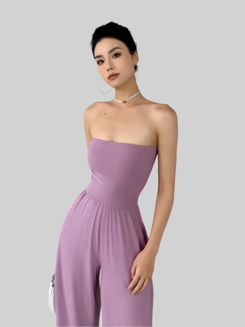 Iris | Jumpsuit med enkel eleganse og skulpturerende effekt