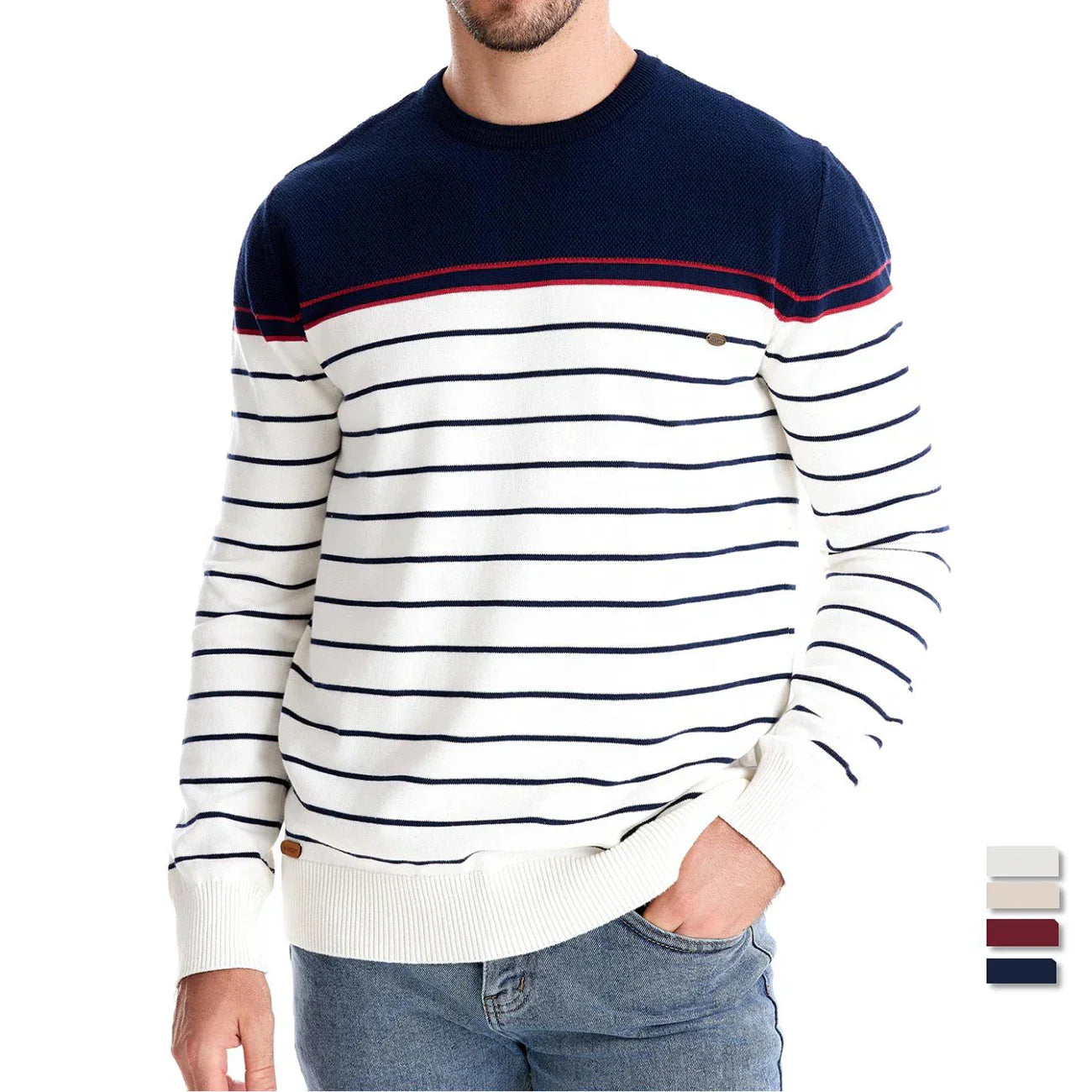 VIGUZO | Herregenser med stripemønster