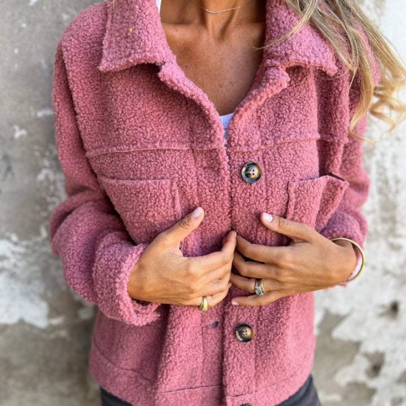 Sanna™ – Sherpajakke med knapper