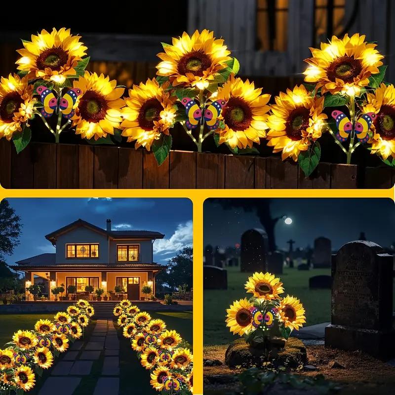SOWGlow – Solcelledrevet LED Solsikkehagebelysning