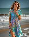 Pascale | Blomstrete kjole i bohemsk chic stil
