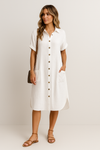 Livia | Robe polo oversize en tissu