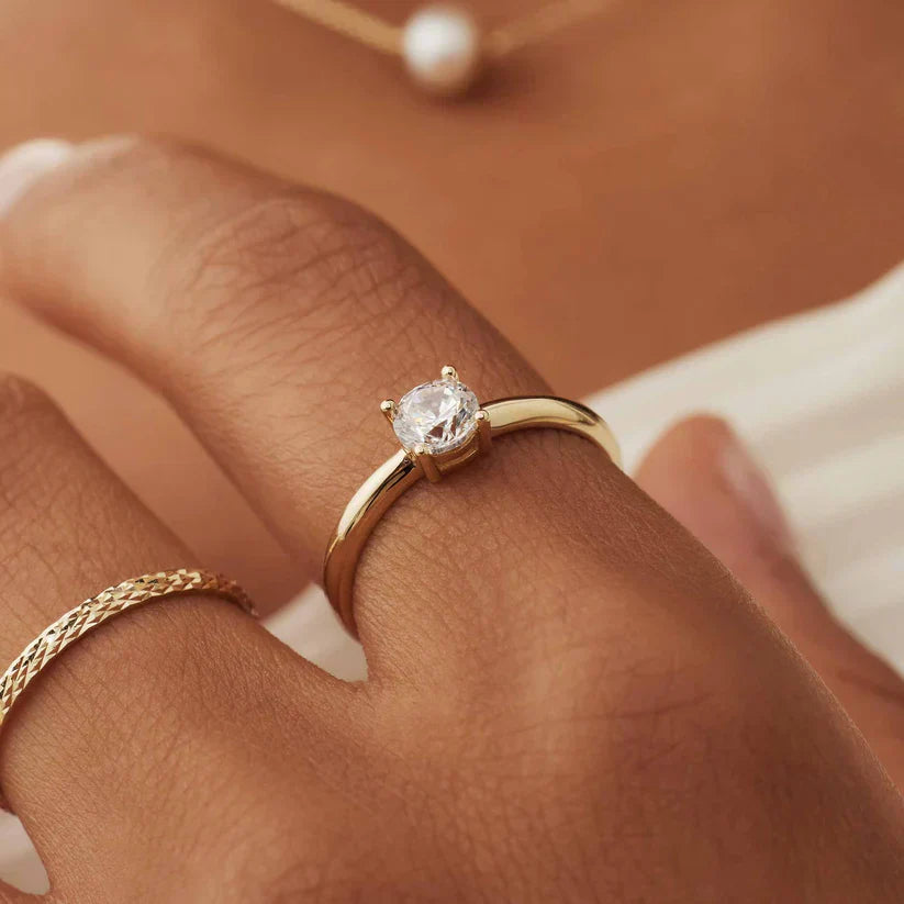 Mira Castelle Ring | 14k gull