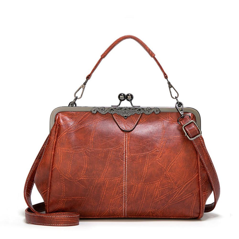 Mila | Vintage-inspirert veske med klaffelukking
